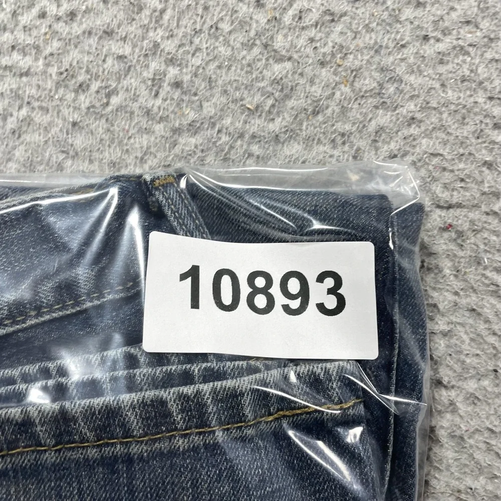 Levis 569 Loose Straight Jeans Mens 28x28 Blue Y2K Vintage Denim Mexico 2000s
